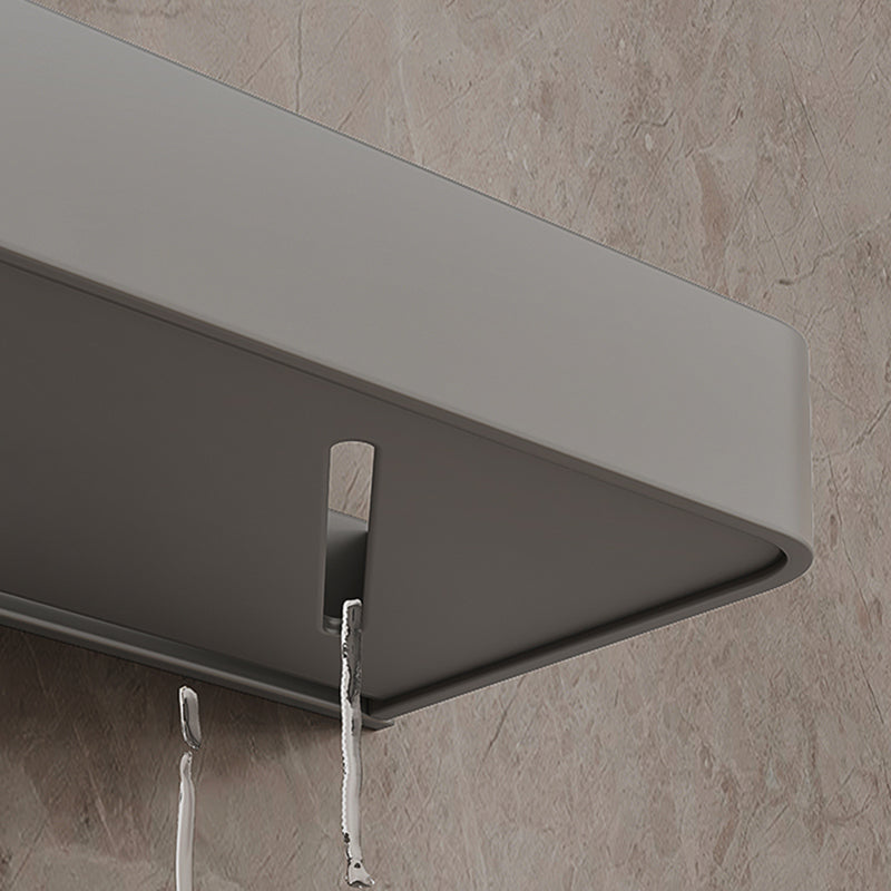 Minimalist Matte Metal Bathroom Accessory Set Modern Bath Shelf Clearhalo 'Bathroom Hardware Sets' 'Bathroom Hardware' 'Bathroom Remodel & Bathroom Fixtures' 'bathroom_hardware_sets' 'Home Improvement' 'home_improvement' 'home_improvement_bathroom_hardware_sets' 7444590