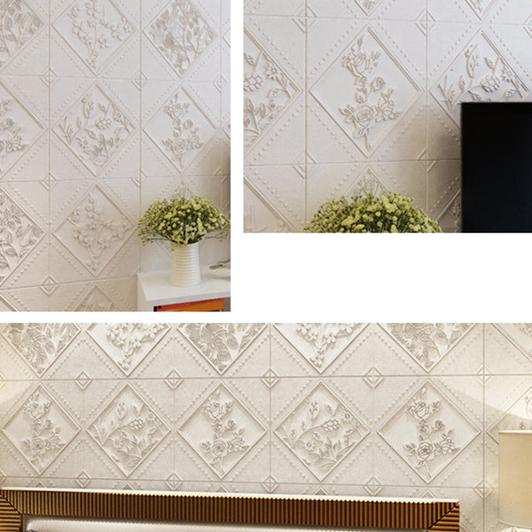 3D Embossed Backsplash Panels Peel and Stick Waterproof Wall Access Panel Clearhalo 'Flooring 'Home Improvement' 'home_improvement' 'home_improvement_wall_paneling' 'Wall Paneling' 'wall_paneling' 'Walls & Ceilings' Walls and Ceiling' 7444935
