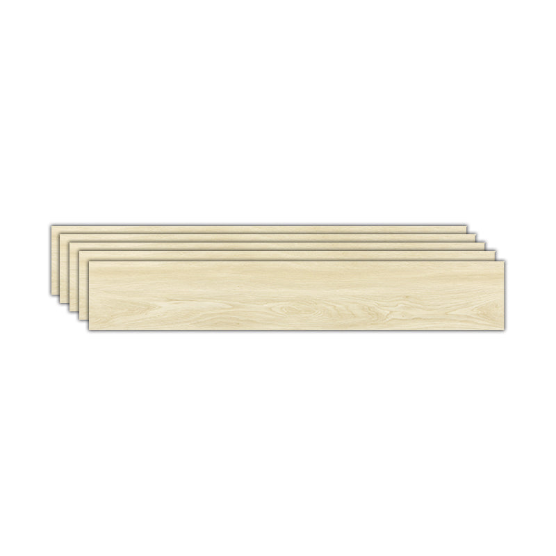 Modern Style Floor Tile Waterproof Wooden Effect Straight Edge Floor Tile Apricot Clearhalo 'Floor Tiles & Wall Tiles' 'floor_tiles_wall_tiles' 'Flooring 'Home Improvement' 'home_improvement' 'home_improvement_floor_tiles_wall_tiles' Walls and Ceiling' 7451971
