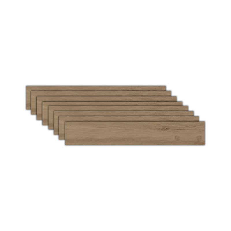 Modern Style Floor Tile Wooden Effect Straight Edge Waterproof Floor Tile Dark Brown Clearhalo 'Floor Tiles & Wall Tiles' 'floor_tiles_wall_tiles' 'Flooring 'Home Improvement' 'home_improvement' 'home_improvement_floor_tiles_wall_tiles' Walls and Ceiling' 7451989