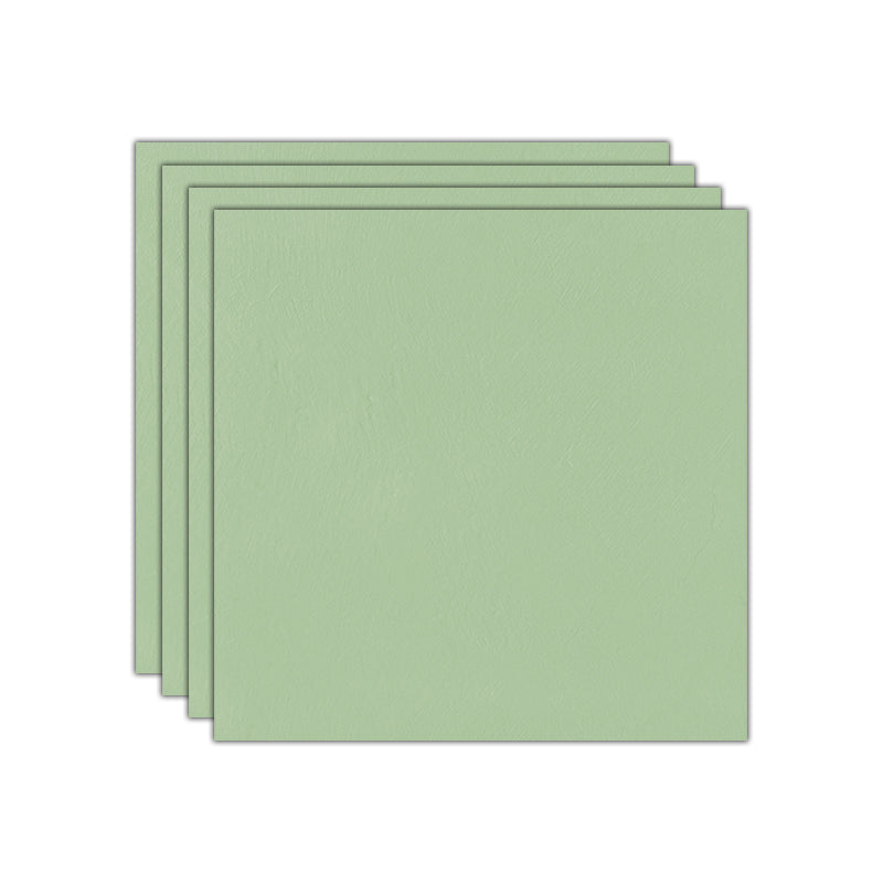 Modern Style Floor Tile Waterproof Scratch Resistant Straight Edge Square Floor Tile Green Clearhalo 'Floor Tiles & Wall Tiles' 'floor_tiles_wall_tiles' 'Flooring 'Home Improvement' 'home_improvement' 'home_improvement_floor_tiles_wall_tiles' Walls and Ceiling' 7452008