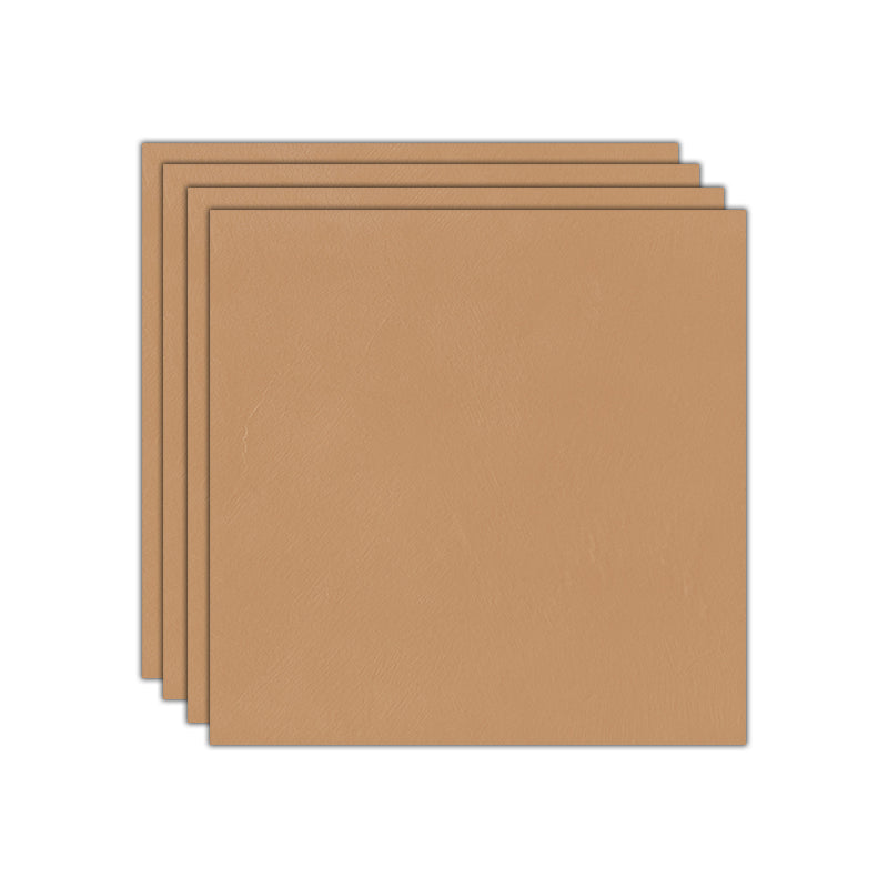 Modern Style Floor Tile Waterproof Scratch Resistant Straight Edge Square Floor Tile Brown Clearhalo 'Floor Tiles & Wall Tiles' 'floor_tiles_wall_tiles' 'Flooring 'Home Improvement' 'home_improvement' 'home_improvement_floor_tiles_wall_tiles' Walls and Ceiling' 7452010