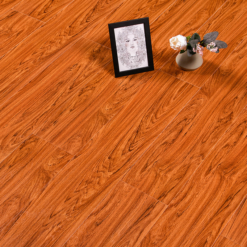 Red Wood Laminate Flooring Scratch Resistance Matte Laminate Plank Flooring Amber Clearhalo 'Flooring 'Home Improvement' 'home_improvement' 'home_improvement_laminate_flooring' 'Laminate Flooring' 'laminate_flooring' Walls and Ceiling' 7452038