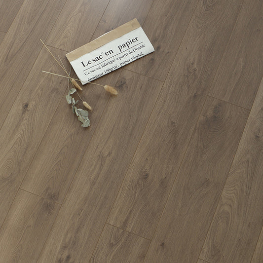 Brown Wood Laminate Flooring Scratch Resistance Matte Laminate Plank Flooring Clearhalo 'Flooring 'Home Improvement' 'home_improvement' 'home_improvement_laminate_flooring' 'Laminate Flooring' 'laminate_flooring' Walls and Ceiling' 7452075