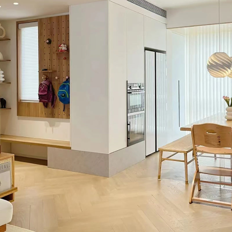 Modern Light Wood Laminate Flooring Scratch Resistance Smooth Laminate Plank Flooring Light Camel Clearhalo 'Flooring 'Home Improvement' 'home_improvement' 'home_improvement_laminate_flooring' 'Laminate Flooring' 'laminate_flooring' Walls and Ceiling' 7452136