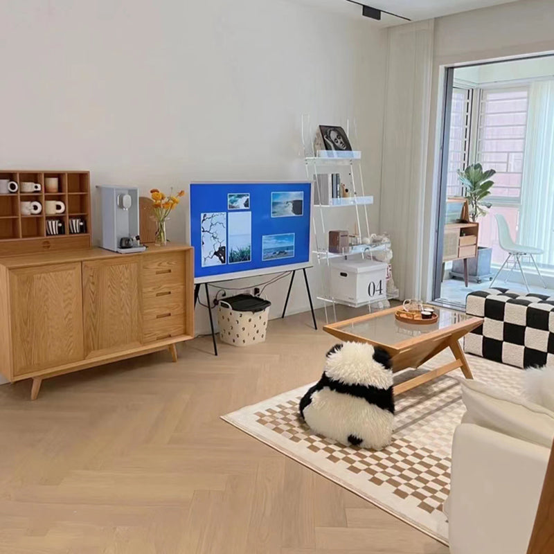 Modern Light Wood Laminate Flooring Scratch Resistance Smooth Laminate Plank Flooring Clearhalo 'Flooring 'Home Improvement' 'home_improvement' 'home_improvement_laminate_flooring' 'Laminate Flooring' 'laminate_flooring' Walls and Ceiling' 7452137