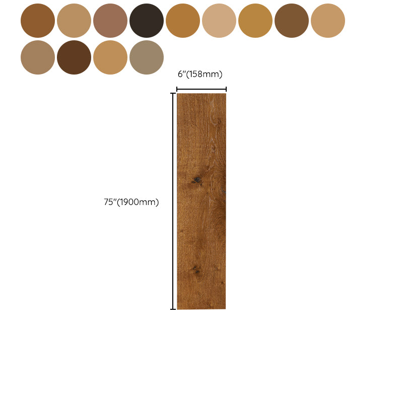 Brown Wood Laminate Flooring Scratch Resistance Laminate Plank Flooring Clearhalo 'Flooring 'Home Improvement' 'home_improvement' 'home_improvement_laminate_flooring' 'Laminate Flooring' 'laminate_flooring' Walls and Ceiling' 7452198