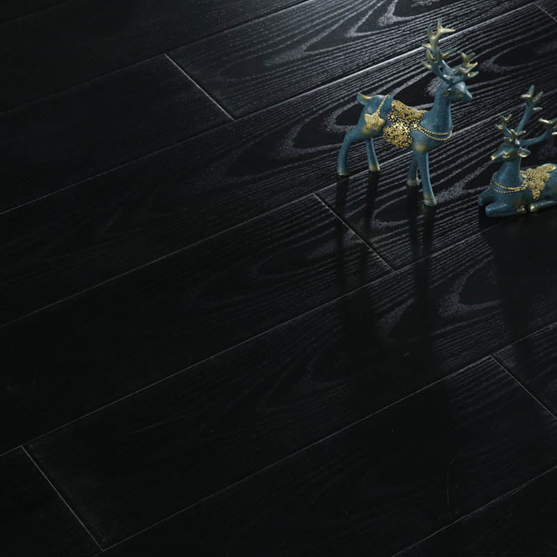 Modern Style Laminate Floor Pure Color Waterproof Scratch Resistant Laminate Floor 32"L x 5"W x 0"H Black Clearhalo 'Flooring 'Home Improvement' 'home_improvement' 'home_improvement_laminate_flooring' 'Laminate Flooring' 'laminate_flooring' Walls and Ceiling' 7454004