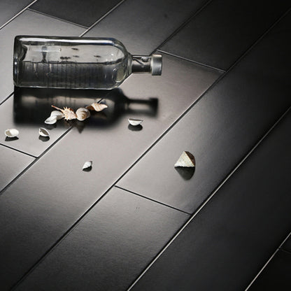 Modern Style Laminate Floor Pure Color Waterproof Scratch Resistant Laminate Floor 32"L x 6"W x 0.5"H Matte Black Clearhalo 'Flooring 'Home Improvement' 'home_improvement' 'home_improvement_laminate_flooring' 'Laminate Flooring' 'laminate_flooring' Walls and Ceiling' 7454011