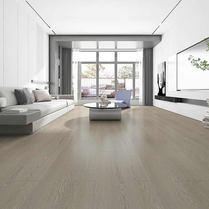 Modern Style Laminate Floor Wooden Waterproof Scratch Resistant Laminate Floor Silver Gray Clearhalo 'Flooring 'Home Improvement' 'home_improvement' 'home_improvement_laminate_flooring' 'Laminate Flooring' 'laminate_flooring' Walls and Ceiling' 7454032