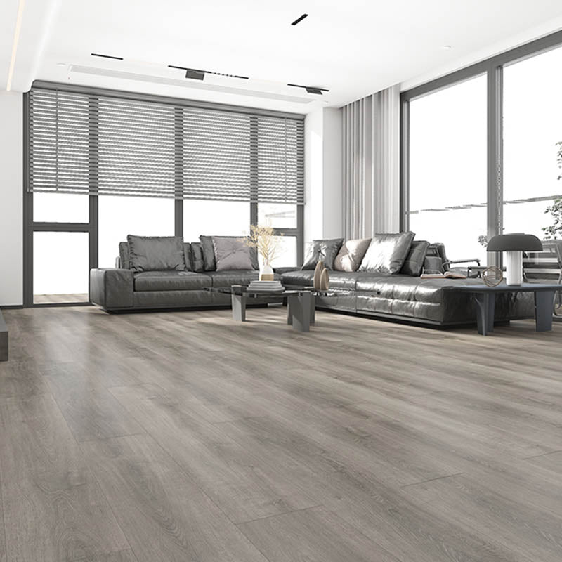 Modern Style Laminate Floor Wooden Waterproof Scratch Resistant Laminate Floor Gray Black Clearhalo 'Flooring 'Home Improvement' 'home_improvement' 'home_improvement_laminate_flooring' 'Laminate Flooring' 'laminate_flooring' Walls and Ceiling' 7454050