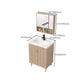 Modern Wood Bathroom Vanity Set Freestanding Single-Sink Bathroom Sink Vanity Clearhalo 'Bathroom Remodel & Bathroom Fixtures' 'Bathroom Vanities' 'bathroom_vanities' 'Home Improvement' 'home_improvement' 'home_improvement_bathroom_vanities' 7454813