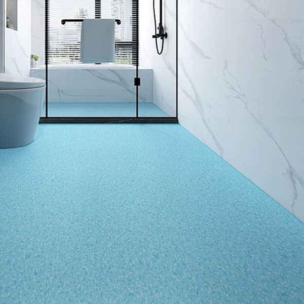 Waterproof PVC Flooring Peel and Stick Scratch Proof PVC Flooring Blue Clearhalo 'Flooring 'Home Improvement' 'home_improvement' 'home_improvement_vinyl_flooring' 'Vinyl Flooring' 'vinyl_flooring' Walls and Ceiling' 7455251