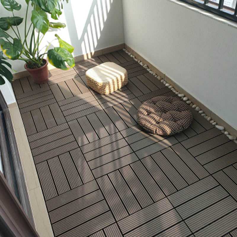 Classical Deck Tile Interlocking Wood Outdoor Flooring Flooring Tile Clearhalo 'Home Improvement' 'home_improvement' 'home_improvement_outdoor_deck_tiles_planks' 'Outdoor Deck Tiles & Planks' 'Outdoor Flooring & Tile' 'Outdoor Remodel' 'outdoor_deck_tiles_planks' 7465035