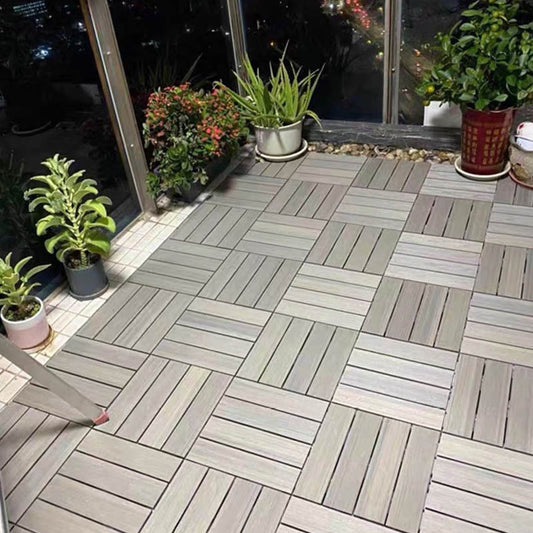 Classical Deck Tile Interlocking Wood Outdoor Flooring Flooring Tile Clearhalo 'Home Improvement' 'home_improvement' 'home_improvement_outdoor_deck_tiles_planks' 'Outdoor Deck Tiles & Planks' 'Outdoor Flooring & Tile' 'Outdoor Remodel' 'outdoor_deck_tiles_planks' 7465049