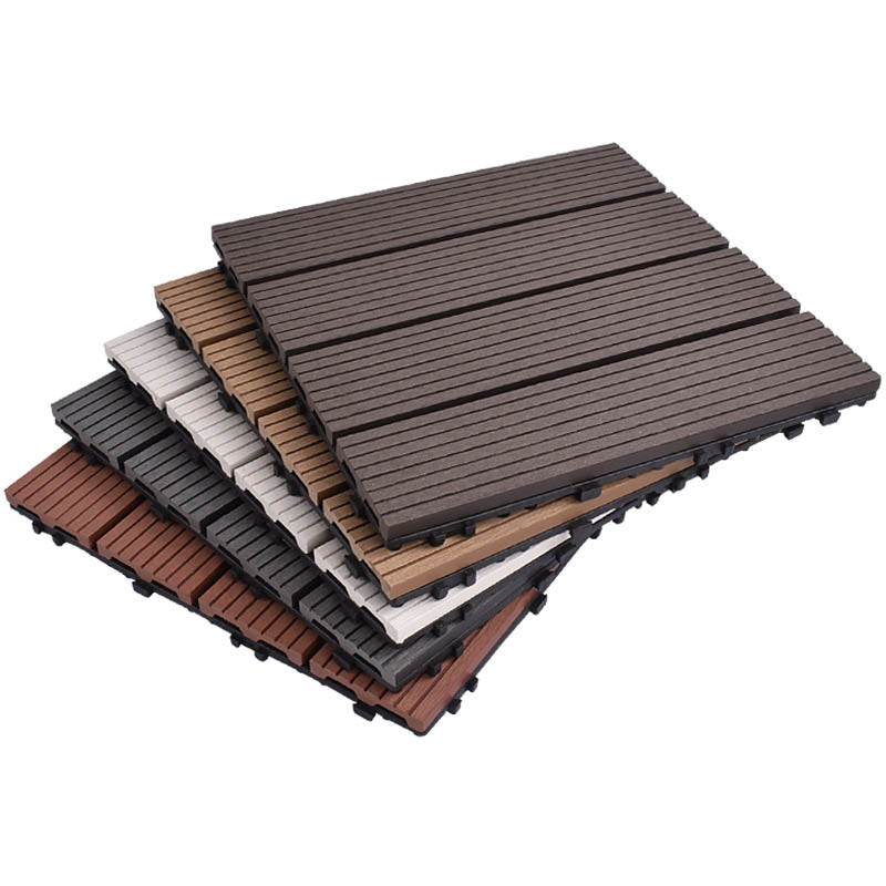 Classical Wood Outdoor Flooring Interlocking Patio Flooring Tiles Clearhalo 'Home Improvement' 'home_improvement' 'home_improvement_outdoor_deck_tiles_planks' 'Outdoor Deck Tiles & Planks' 'Outdoor Flooring & Tile' 'Outdoor Remodel' 'outdoor_deck_tiles_planks' 7465066