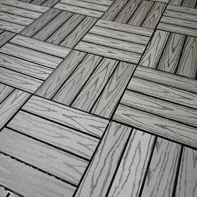 Classical Wood Outdoor Flooring Interlocking Patio Flooring Tiles Turquoise 10.7 sq ft. - 11 Pieces Clearhalo 'Home Improvement' 'home_improvement' 'home_improvement_outdoor_deck_tiles_planks' 'Outdoor Deck Tiles & Planks' 'Outdoor Flooring & Tile' 'Outdoor Remodel' 'outdoor_deck_tiles_planks' 7465083