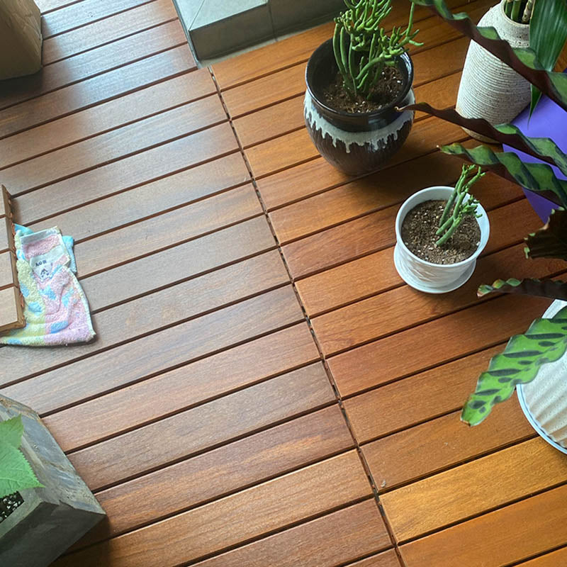 Basic Wood Flooring Tiles Interlocking Outdoor Patio Flooring Tiles Clearhalo 'Home Improvement' 'home_improvement' 'home_improvement_outdoor_deck_tiles_planks' 'Outdoor Deck Tiles & Planks' 'Outdoor Flooring & Tile' 'Outdoor Remodel' 'outdoor_deck_tiles_planks' 7465089