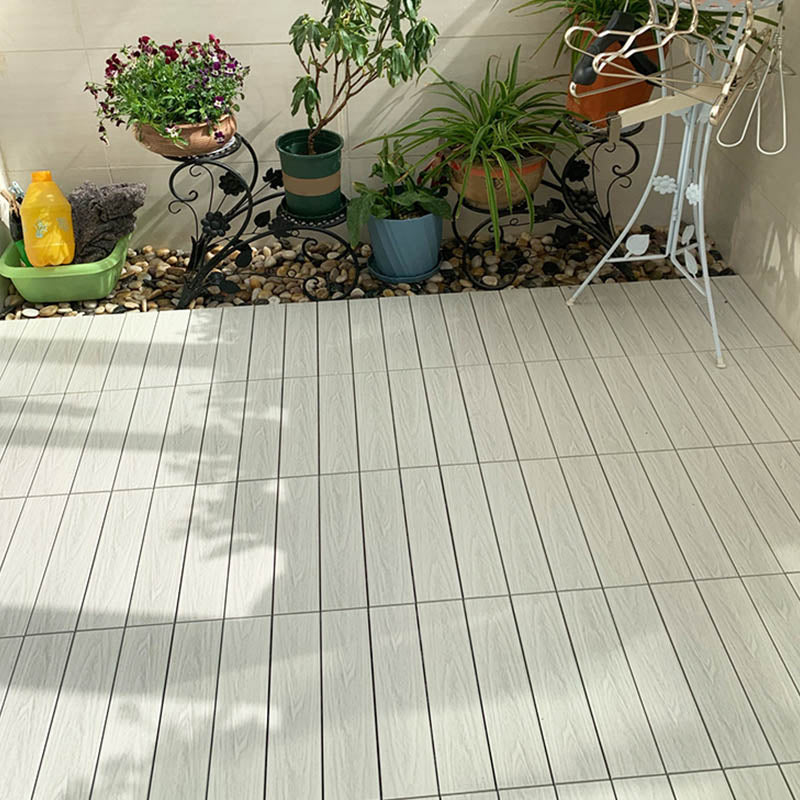 Classical Square Decking Tiles Solid Color Composite Patio Flooring Tiles Clearhalo 'Home Improvement' 'home_improvement' 'home_improvement_outdoor_deck_tiles_planks' 'Outdoor Deck Tiles & Planks' 'Outdoor Flooring & Tile' 'Outdoor Remodel' 'outdoor_deck_tiles_planks' 7465184