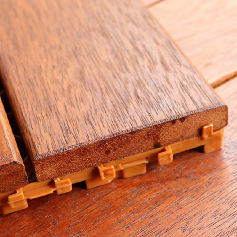 Classic Wood Deck Tiles Interlocking Composite Patio Flooring Tiles Clearhalo 'Home Improvement' 'home_improvement' 'home_improvement_outdoor_deck_tiles_planks' 'Outdoor Deck Tiles & Planks' 'Outdoor Flooring & Tile' 'Outdoor Remodel' 'outdoor_deck_tiles_planks' 7465220
