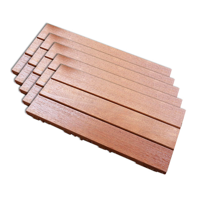 Classic Wood Deck Tiles Interlocking Composite Patio Flooring Tiles 23.6"L x 11.8"W 5-Piece Set Clearhalo 'Home Improvement' 'home_improvement' 'home_improvement_outdoor_deck_tiles_planks' 'Outdoor Deck Tiles & Planks' 'Outdoor Flooring & Tile' 'Outdoor Remodel' 'outdoor_deck_tiles_planks' 7465222