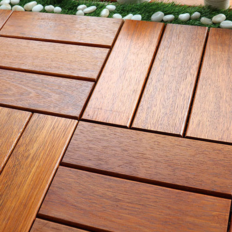 Classic Wood Deck Tiles Interlocking Composite Patio Flooring Tiles Clearhalo 'Home Improvement' 'home_improvement' 'home_improvement_outdoor_deck_tiles_planks' 'Outdoor Deck Tiles & Planks' 'Outdoor Flooring & Tile' 'Outdoor Remodel' 'outdoor_deck_tiles_planks' 7465224