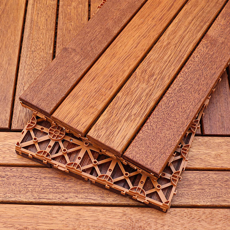 Wood Decking Tiles Waterproof Interlocking Patio Flooring Tiles Clearhalo 'Home Improvement' 'home_improvement' 'home_improvement_outdoor_deck_tiles_planks' 'Outdoor Deck Tiles & Planks' 'Outdoor Flooring & Tile' 'Outdoor Remodel' 'outdoor_deck_tiles_planks' 7465261