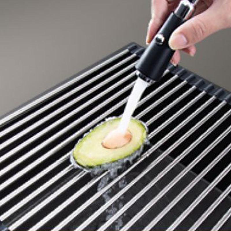 Modern Style Kitchen Sink Noise-cancelling Design Undermount Kitchen Sink with Faucet Clearhalo 'Home Improvement' 'home_improvement' 'home_improvement_kitchen_sinks' 'Kitchen Remodel & Kitchen Fixtures' 'Kitchen Sinks & Faucet Components' 'Kitchen Sinks' 'kitchen_sinks' 7465487