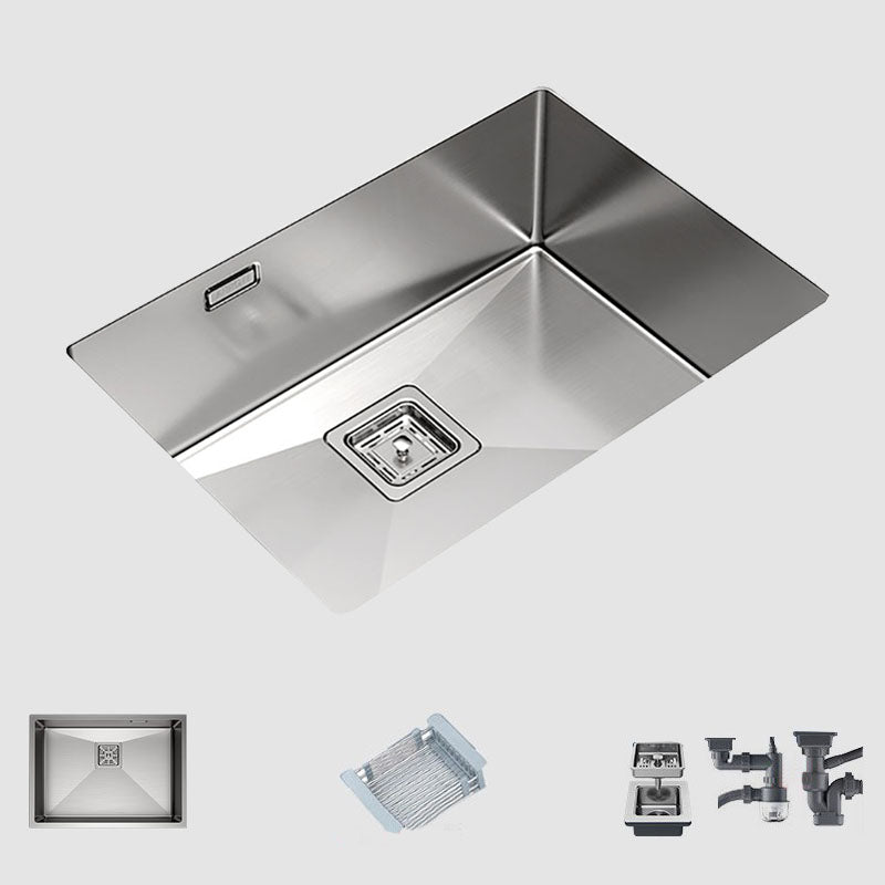 Kitchen Sink Stainless Steel Overflow Hole Design Kitchen Sink with Faucet None Clearhalo 'Home Improvement' 'home_improvement' 'home_improvement_kitchen_sinks' 'Kitchen Remodel & Kitchen Fixtures' 'Kitchen Sinks & Faucet Components' 'Kitchen Sinks' 'kitchen_sinks' 7465497