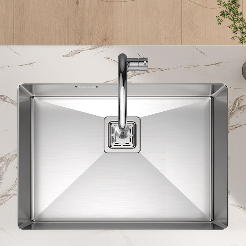 Kitchen Sink Stainless Steel Overflow Hole Design Kitchen Sink with Faucet Clearhalo 'Home Improvement' 'home_improvement' 'home_improvement_kitchen_sinks' 'Kitchen Remodel & Kitchen Fixtures' 'Kitchen Sinks & Faucet Components' 'Kitchen Sinks' 'kitchen_sinks' 7465504