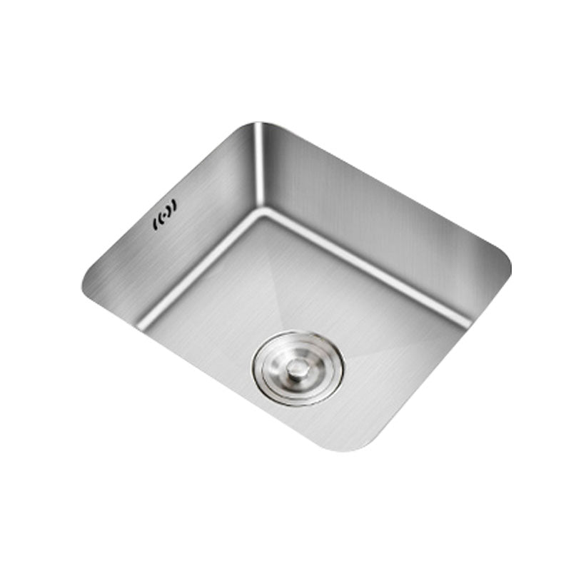 Modern Style Kitchen Sink Stainless Steel Overflow Hole Design Kitchen Sink with Faucet Clearhalo 'Home Improvement' 'home_improvement' 'home_improvement_kitchen_sinks' 'Kitchen Remodel & Kitchen Fixtures' 'Kitchen Sinks & Faucet Components' 'Kitchen Sinks' 'kitchen_sinks' 7465519