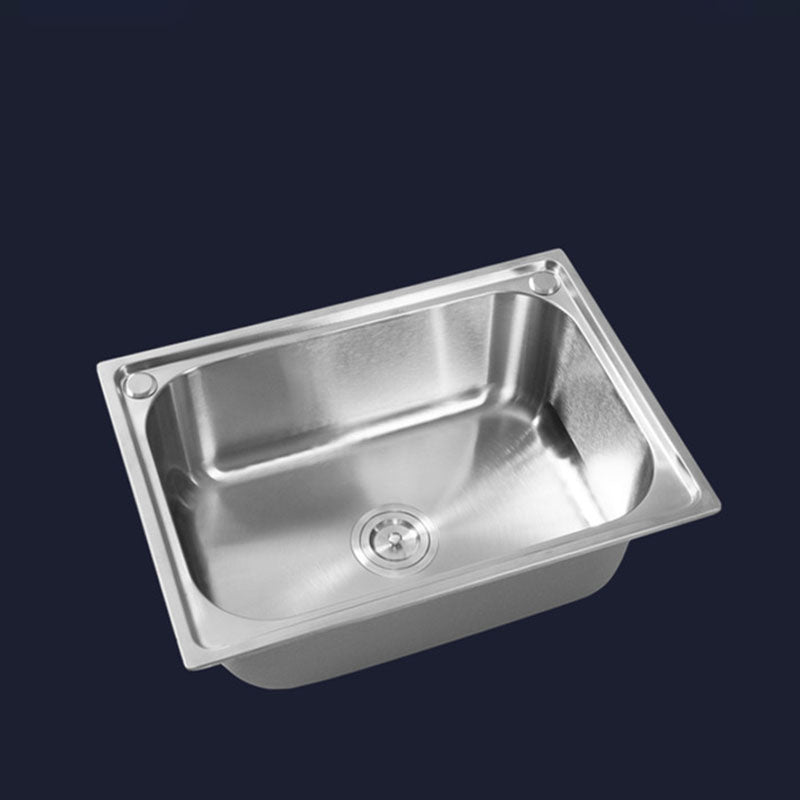 Modern Style Kitchen Sink Soundproof Design Stainless Steel Kitchen Sink with Faucet Clearhalo 'Home Improvement' 'home_improvement' 'home_improvement_kitchen_sinks' 'Kitchen Remodel & Kitchen Fixtures' 'Kitchen Sinks & Faucet Components' 'Kitchen Sinks' 'kitchen_sinks' 7465538