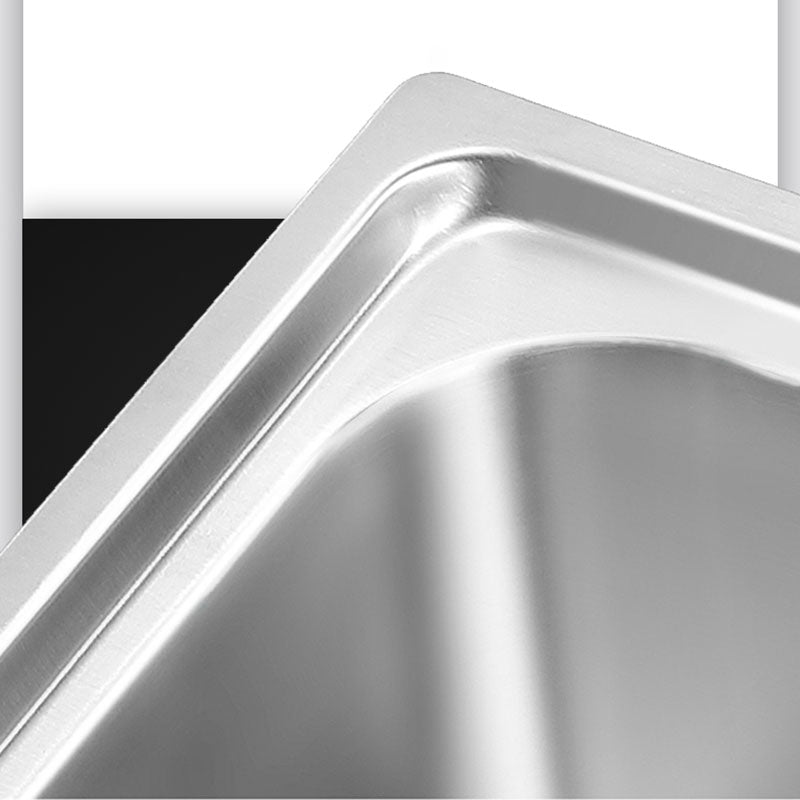 Modern Style Kitchen Sink Soundproof Design Stainless Steel Kitchen Sink with Faucet Clearhalo 'Home Improvement' 'home_improvement' 'home_improvement_kitchen_sinks' 'Kitchen Remodel & Kitchen Fixtures' 'Kitchen Sinks & Faucet Components' 'Kitchen Sinks' 'kitchen_sinks' 7465541