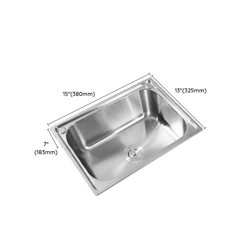 Modern Style Kitchen Sink Soundproof Design Stainless Steel Kitchen Sink with Faucet Clearhalo 'Home Improvement' 'home_improvement' 'home_improvement_kitchen_sinks' 'Kitchen Remodel & Kitchen Fixtures' 'Kitchen Sinks & Faucet Components' 'Kitchen Sinks' 'kitchen_sinks' 7465545