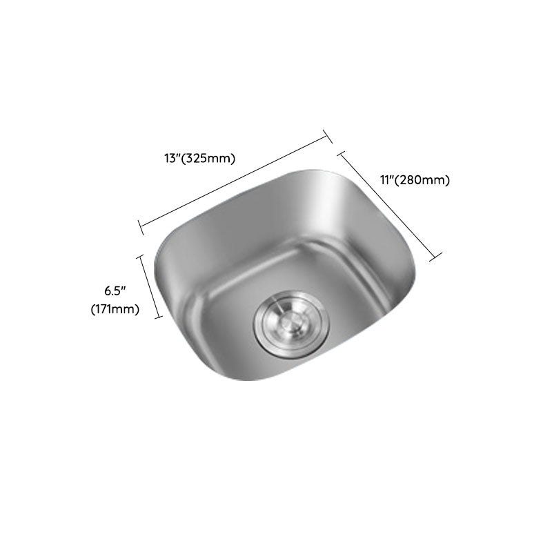 Modern Style Undermount Kitchen Sink Stainless Steel Oval Kitchen Sink with Faucet Clearhalo 'Home Improvement' 'home_improvement' 'home_improvement_kitchen_sinks' 'Kitchen Remodel & Kitchen Fixtures' 'Kitchen Sinks & Faucet Components' 'Kitchen Sinks' 'kitchen_sinks' 7465610