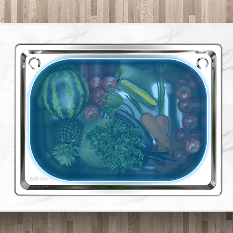 Drop-In Kitchen Sink Soundproof Design Stainless Steel Kitchen Sink with Faucet Clearhalo 'Home Improvement' 'home_improvement' 'home_improvement_kitchen_sinks' 'Kitchen Remodel & Kitchen Fixtures' 'Kitchen Sinks & Faucet Components' 'Kitchen Sinks' 'kitchen_sinks' 7465646