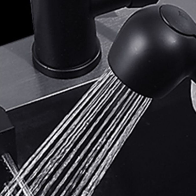 Kitchen Sink Noise-cancelling Design Stainless Steel Drop-In Kitchen Sink with Faucet Clearhalo 'Home Improvement' 'home_improvement' 'home_improvement_kitchen_sinks' 'Kitchen Remodel & Kitchen Fixtures' 'Kitchen Sinks & Faucet Components' 'Kitchen Sinks' 'kitchen_sinks' 7465689