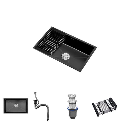 Kitchen Sink Noise-cancelling Design Stainless Steel Drop-In Kitchen Sink None Clearhalo 'Home Improvement' 'home_improvement' 'home_improvement_kitchen_sinks' 'Kitchen Remodel & Kitchen Fixtures' 'Kitchen Sinks & Faucet Components' 'Kitchen Sinks' 'kitchen_sinks' 7465710