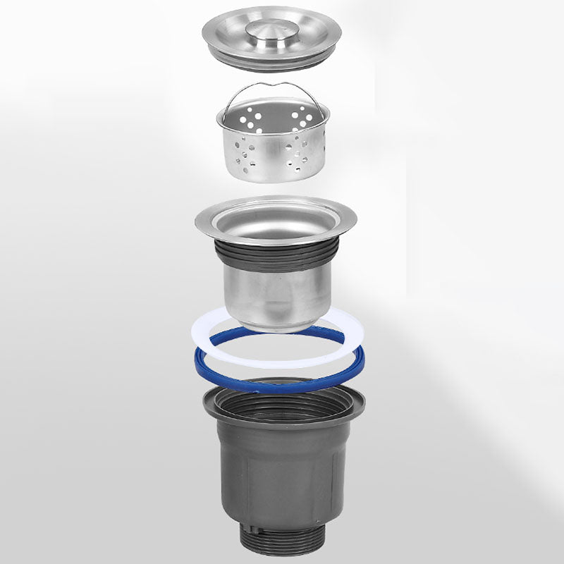 Kitchen Sink Noise-cancelling Design Stainless Steel Drop-In Kitchen Sink Clearhalo 'Home Improvement' 'home_improvement' 'home_improvement_kitchen_sinks' 'Kitchen Remodel & Kitchen Fixtures' 'Kitchen Sinks & Faucet Components' 'Kitchen Sinks' 'kitchen_sinks' 7465719