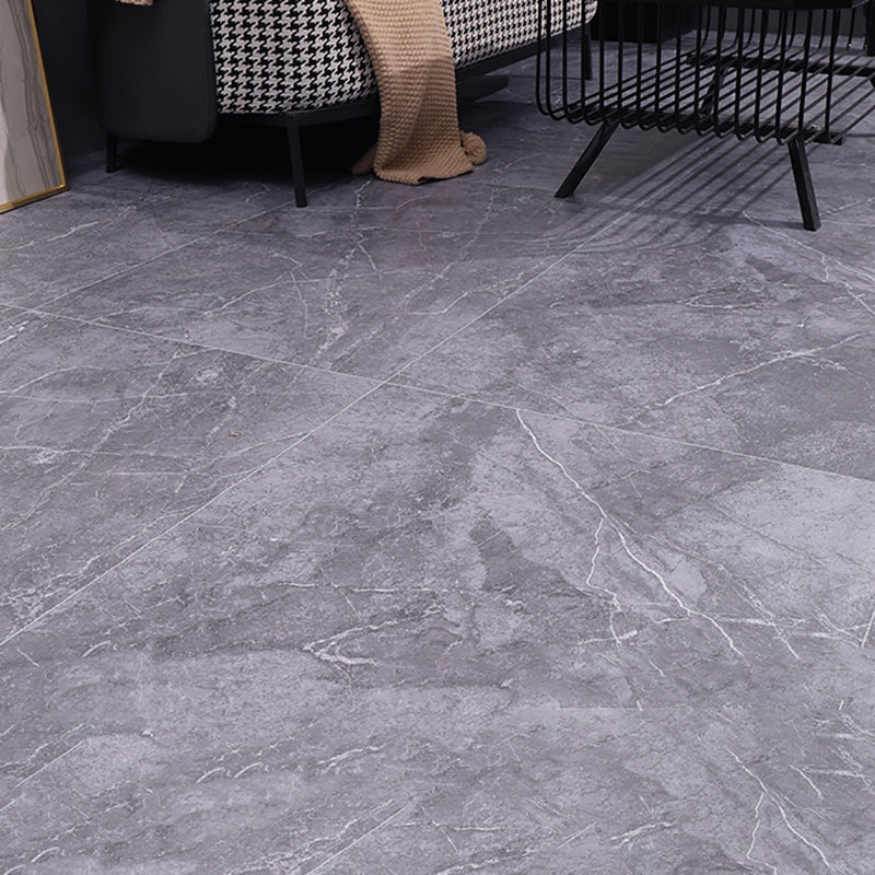 Plastic Flooring Slip Resistant Waterproof Stain Resistant Self-adhesive Wooden Floor Grey 0.02" Clearhalo 'Flooring 'Home Improvement' 'home_improvement' 'home_improvement_vinyl_flooring' 'Vinyl Flooring' 'vinyl_flooring' Walls and Ceiling' 7466780
