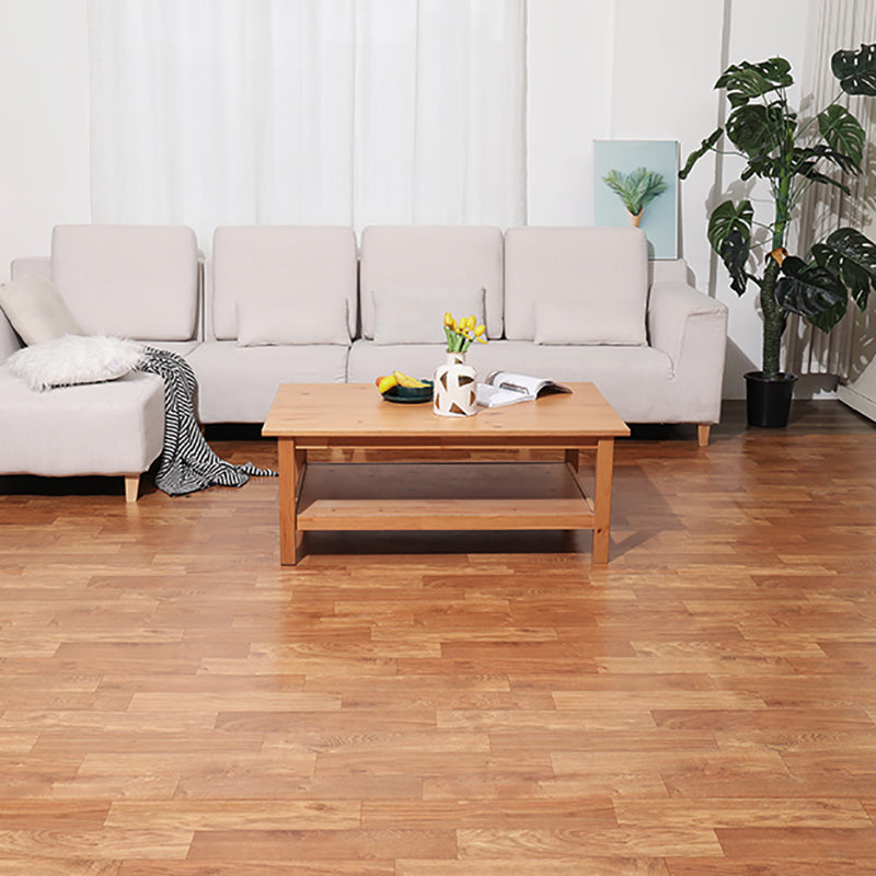 Plastic Flooring Slip Resistant Waterproof Stain Resistant Self-adhesive Wooden Floor Clearhalo 'Flooring 'Home Improvement' 'home_improvement' 'home_improvement_vinyl_flooring' 'Vinyl Flooring' 'vinyl_flooring' Walls and Ceiling' 7466783