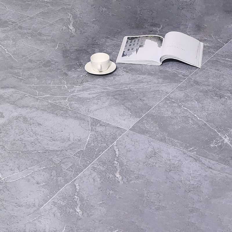 Plastic Flooring Slip Resistant Waterproof Stain Resistant Self-adhesive Wooden Floor Grey 0.08" Clearhalo 'Flooring 'Home Improvement' 'home_improvement' 'home_improvement_vinyl_flooring' 'Vinyl Flooring' 'vinyl_flooring' Walls and Ceiling' 7466784