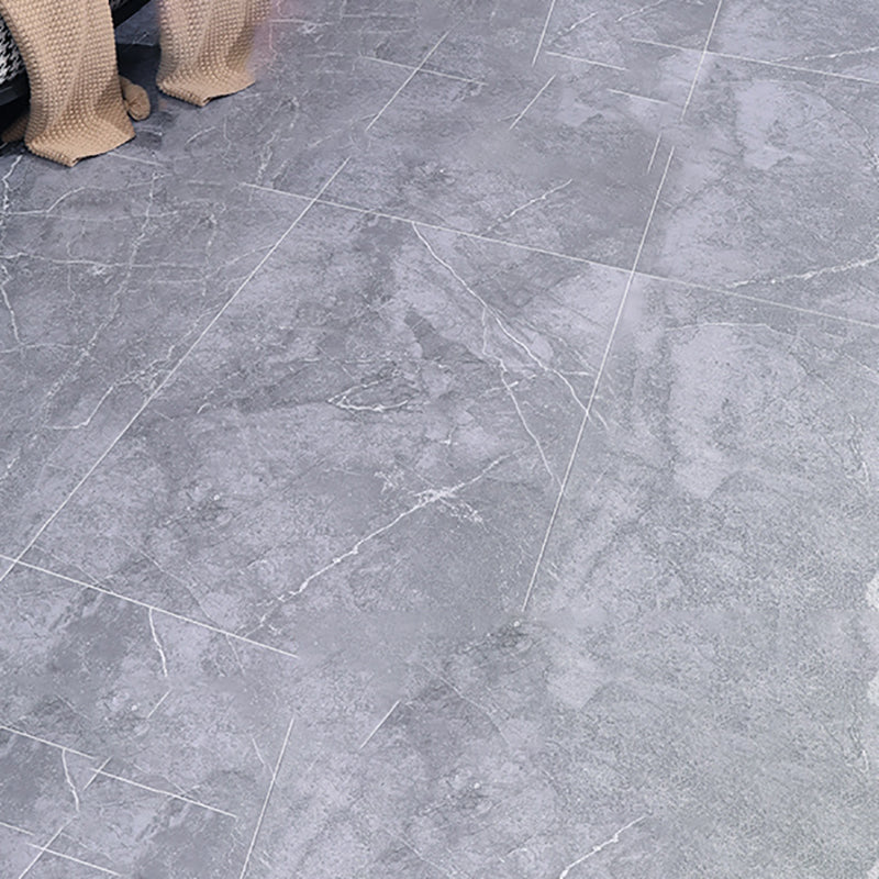 Plastic Flooring Slip Resistant Waterproof Stain Resistant Self-adhesive Wooden Floor Grey 0.06" Clearhalo 'Flooring 'Home Improvement' 'home_improvement' 'home_improvement_vinyl_flooring' 'Vinyl Flooring' 'vinyl_flooring' Walls and Ceiling' 7466787