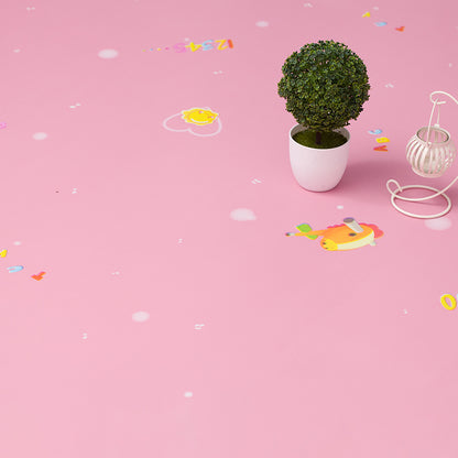 Classic Style PVC Flooring Stone Look Peel and Stick Smooth PVC Flooring Pink Clearhalo 'Flooring 'Home Improvement' 'home_improvement' 'home_improvement_vinyl_flooring' 'Vinyl Flooring' 'vinyl_flooring' Walls and Ceiling' 7466835