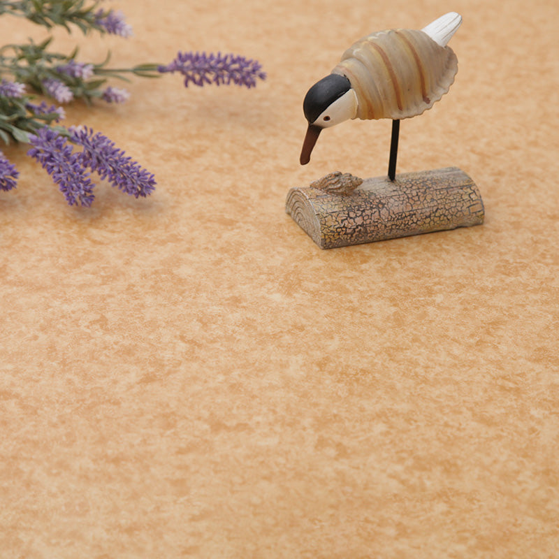Classic Style PVC Flooring Stone Look Peel and Stick Smooth PVC Flooring Yellow Clearhalo 'Flooring 'Home Improvement' 'home_improvement' 'home_improvement_vinyl_flooring' 'Vinyl Flooring' 'vinyl_flooring' Walls and Ceiling' 7466837