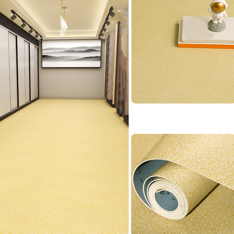 Classic Style PVC Flooring Self Adhesive Smooth PVC Flooring Yellow Clearhalo 'Flooring 'Home Improvement' 'home_improvement' 'home_improvement_vinyl_flooring' 'Vinyl Flooring' 'vinyl_flooring' Walls and Ceiling' 7466979