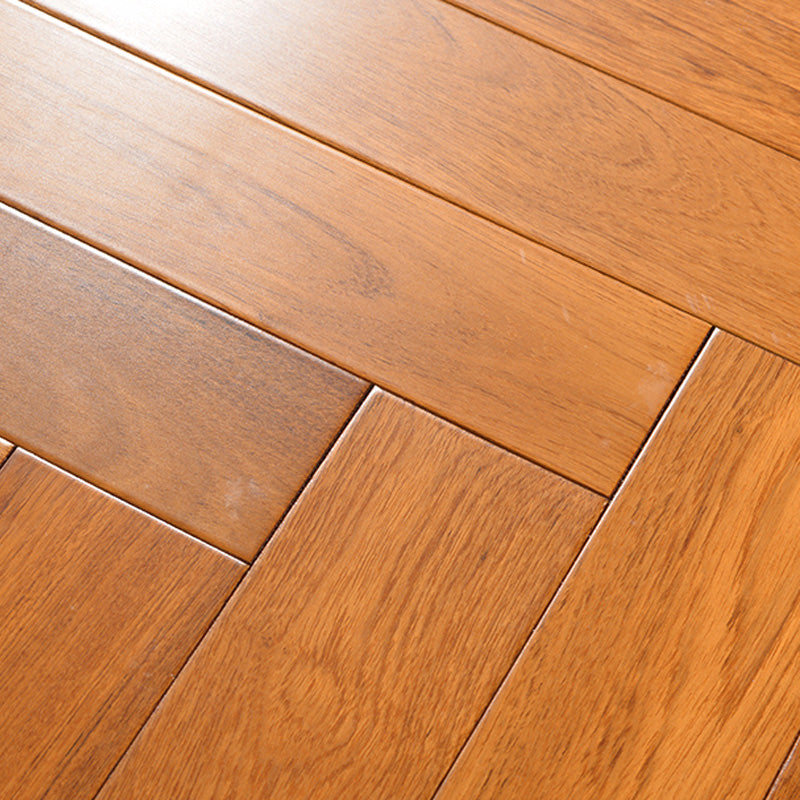 Traditional Flooring Planks Solid Wood Wire Brushed Click-Locking Wood Floor Tile Orange 215.3 sq ft. - 500 Pieces Clearhalo 'Flooring 'Hardwood Flooring' 'hardwood_flooring' 'Home Improvement' 'home_improvement' 'home_improvement_hardwood_flooring' Walls and Ceiling' 7467175