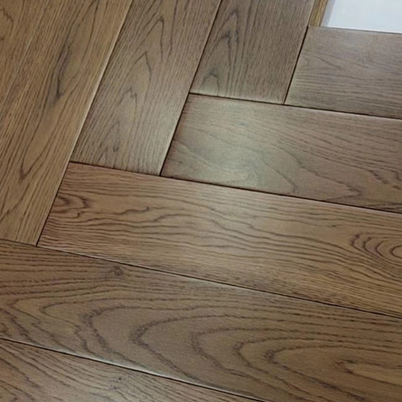 Traditional Flooring Planks Solid Wood Wire Brushed Click-Locking Wood Floor Tile Walnut 215.2 sq ft. - 360 Pieces Clearhalo 'Flooring 'Hardwood Flooring' 'hardwood_flooring' 'Home Improvement' 'home_improvement' 'home_improvement_hardwood_flooring' Walls and Ceiling' 7467193
