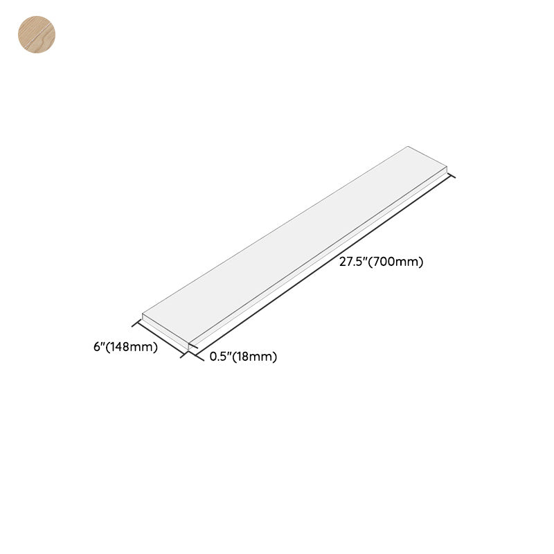 Modern Wood Flooring Tiles Solid Wood Click-Locking Hardwood Deck Tiles Clearhalo 'Flooring 'Hardwood Flooring' 'hardwood_flooring' 'Home Improvement' 'home_improvement' 'home_improvement_hardwood_flooring' Walls and Ceiling' 7467247