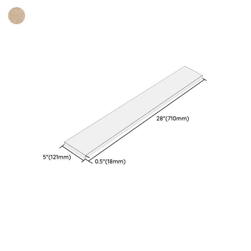 Modern Wood Flooring Tiles Solid Wood Click-Locking Hardwood Deck Tiles Clearhalo 'Flooring 'Hardwood Flooring' 'hardwood_flooring' 'Home Improvement' 'home_improvement' 'home_improvement_hardwood_flooring' Walls and Ceiling' 7467250